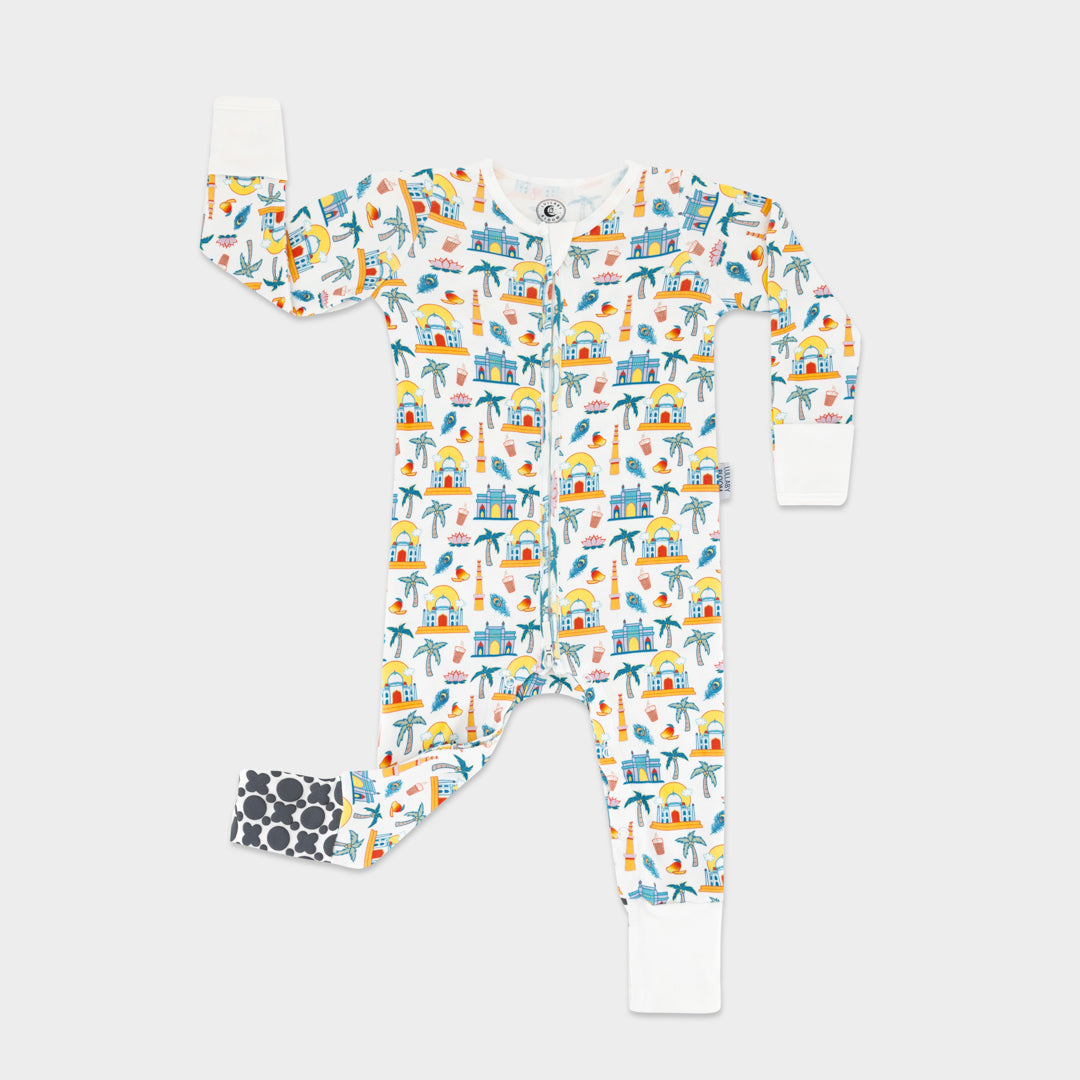 India Convertible Footies Sleepsuit (6-9 months, 9-12 months, 12-18 months)