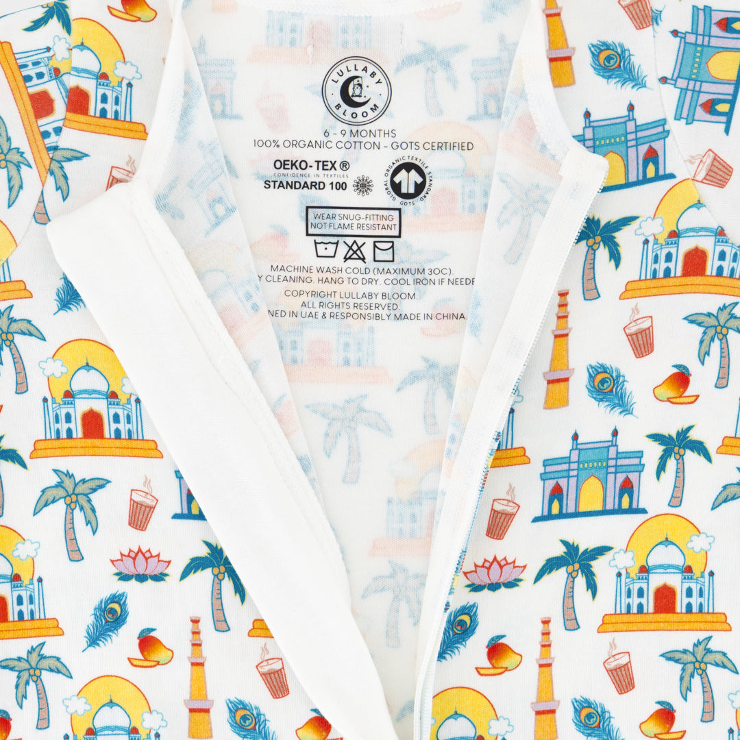 India Convertible Footies Sleepsuit (6-9 months, 9-12 months, 12-18 months)