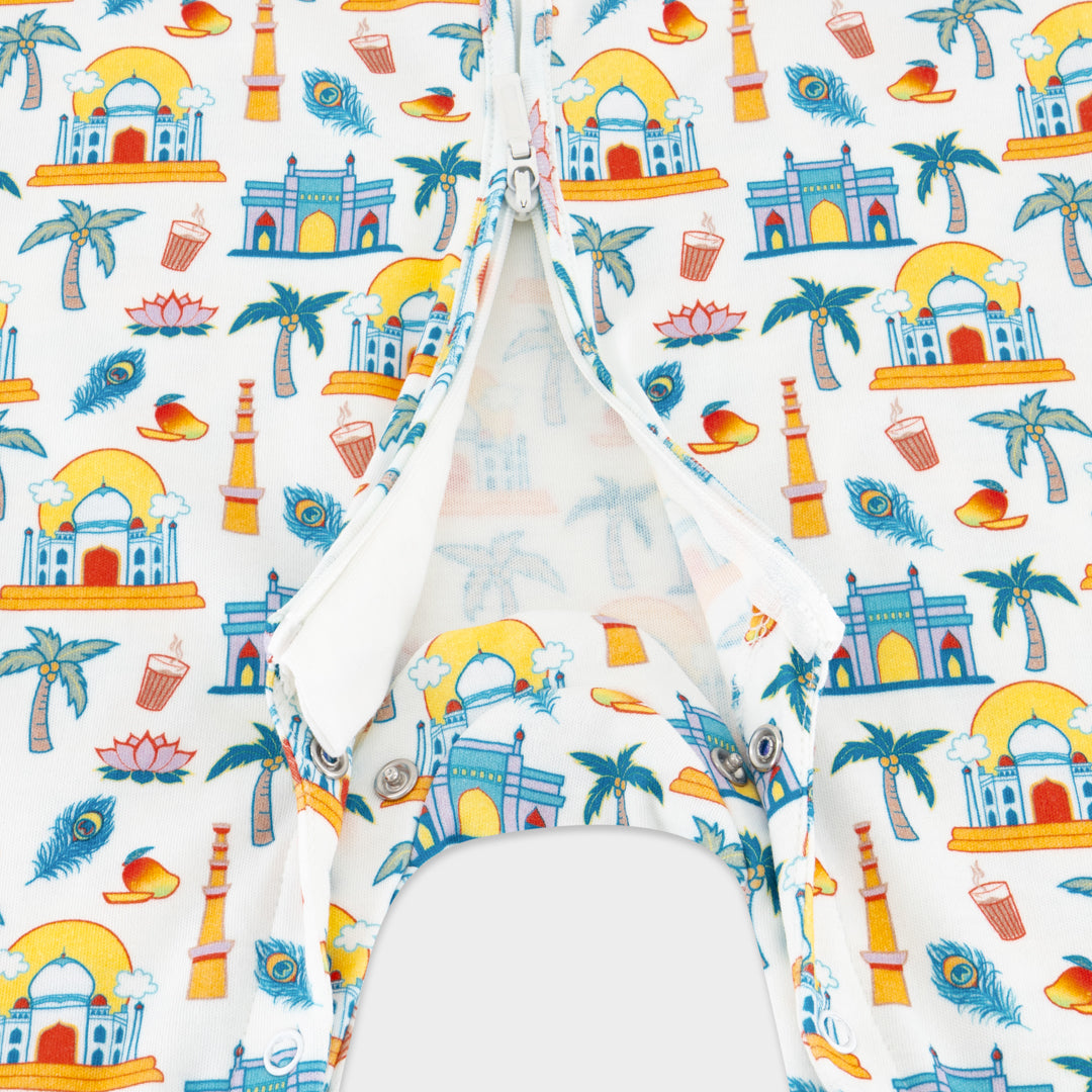 India Convertible Footies Sleepsuit (6-9 months, 9-12 months, 12-18 months)