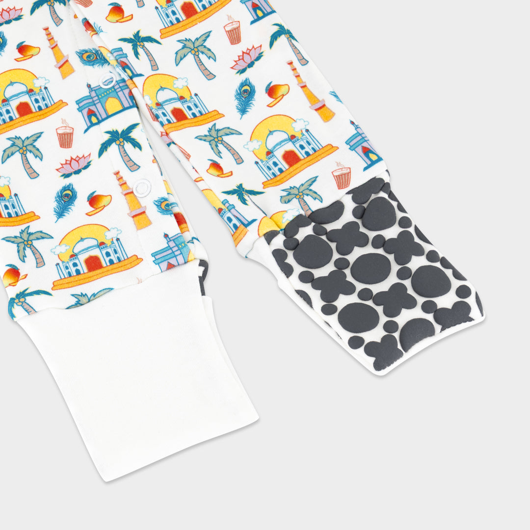 India Convertible Footies Sleepsuit (6-9 months, 9-12 months, 12-18 months)