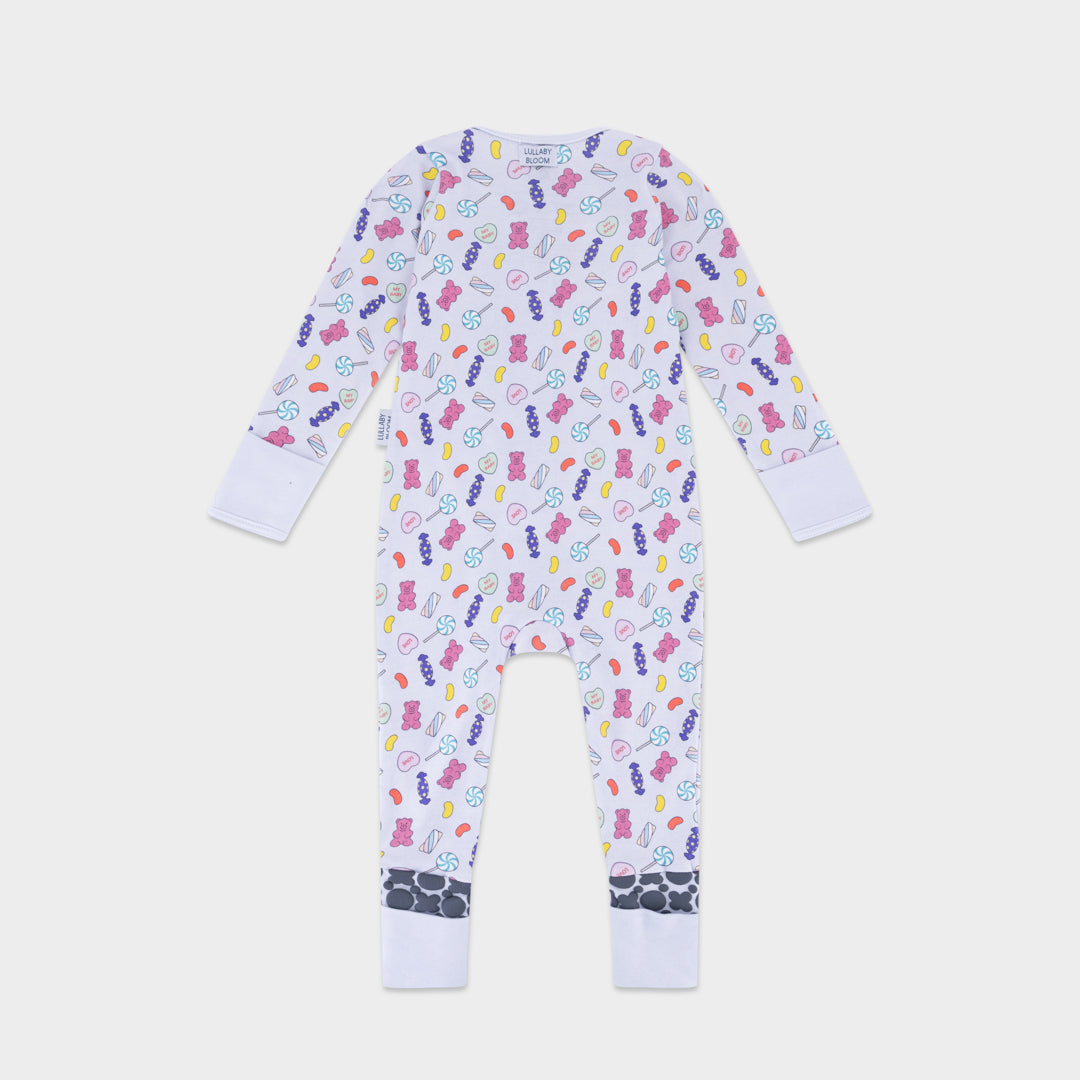 Candy Convertible Footies Sleepsuit (6-9 months, 9-12 months, 12-18 months)