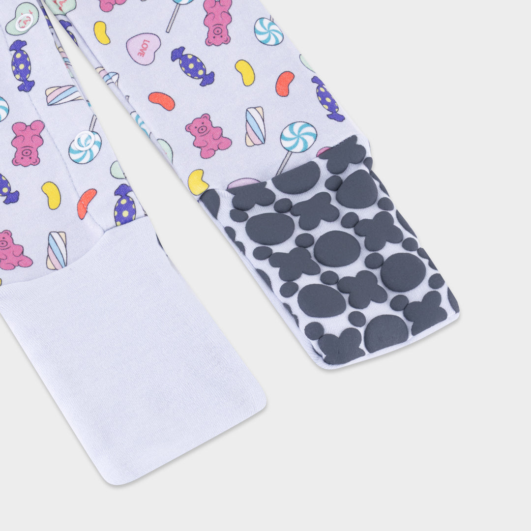 Candy Convertible Footies Sleepsuit (6-9 months, 9-12 months, 12-18 months)