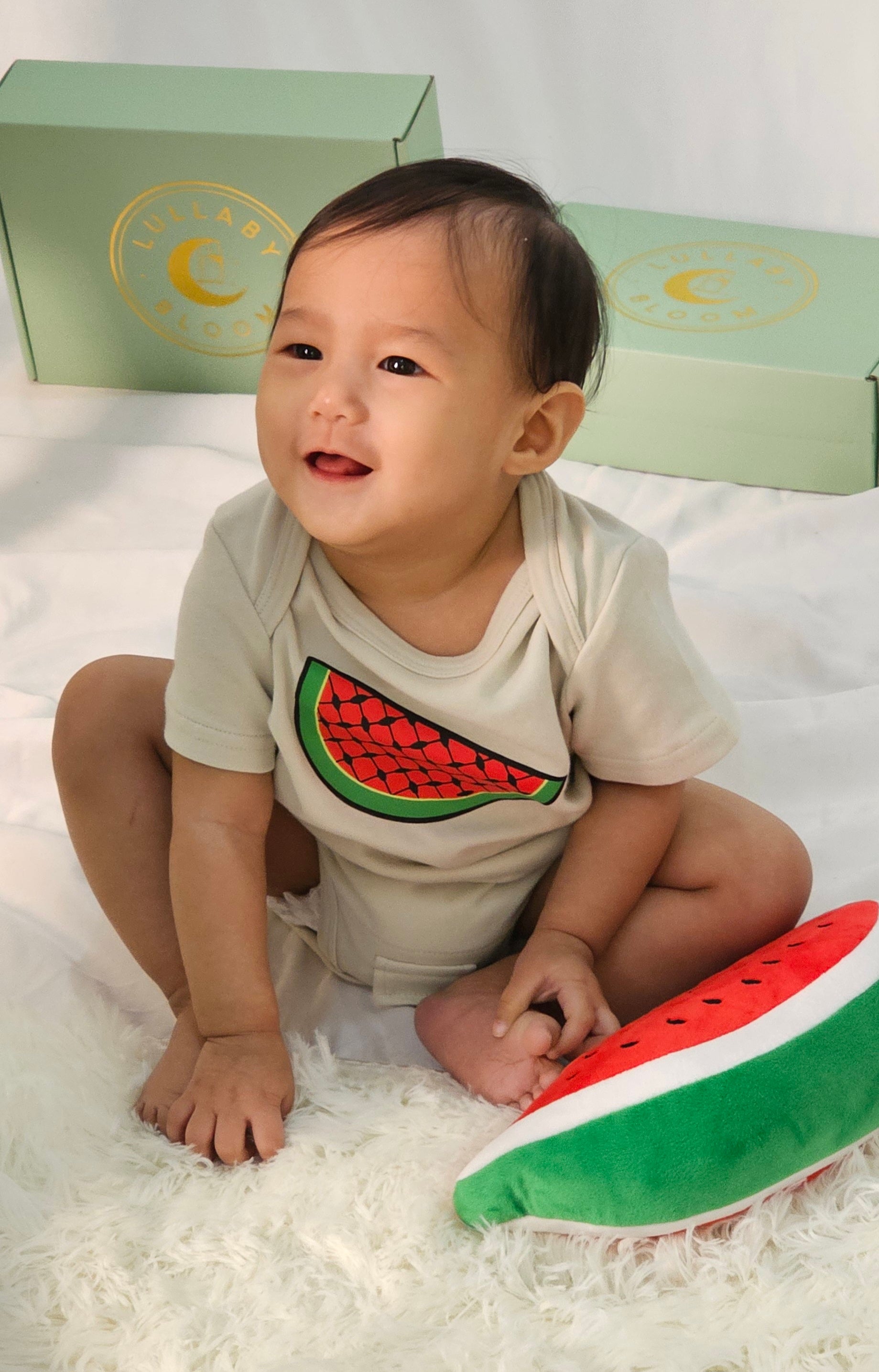 Palestine Peek-a-Boo Bodysuit (0-3 months, 3-6 months)