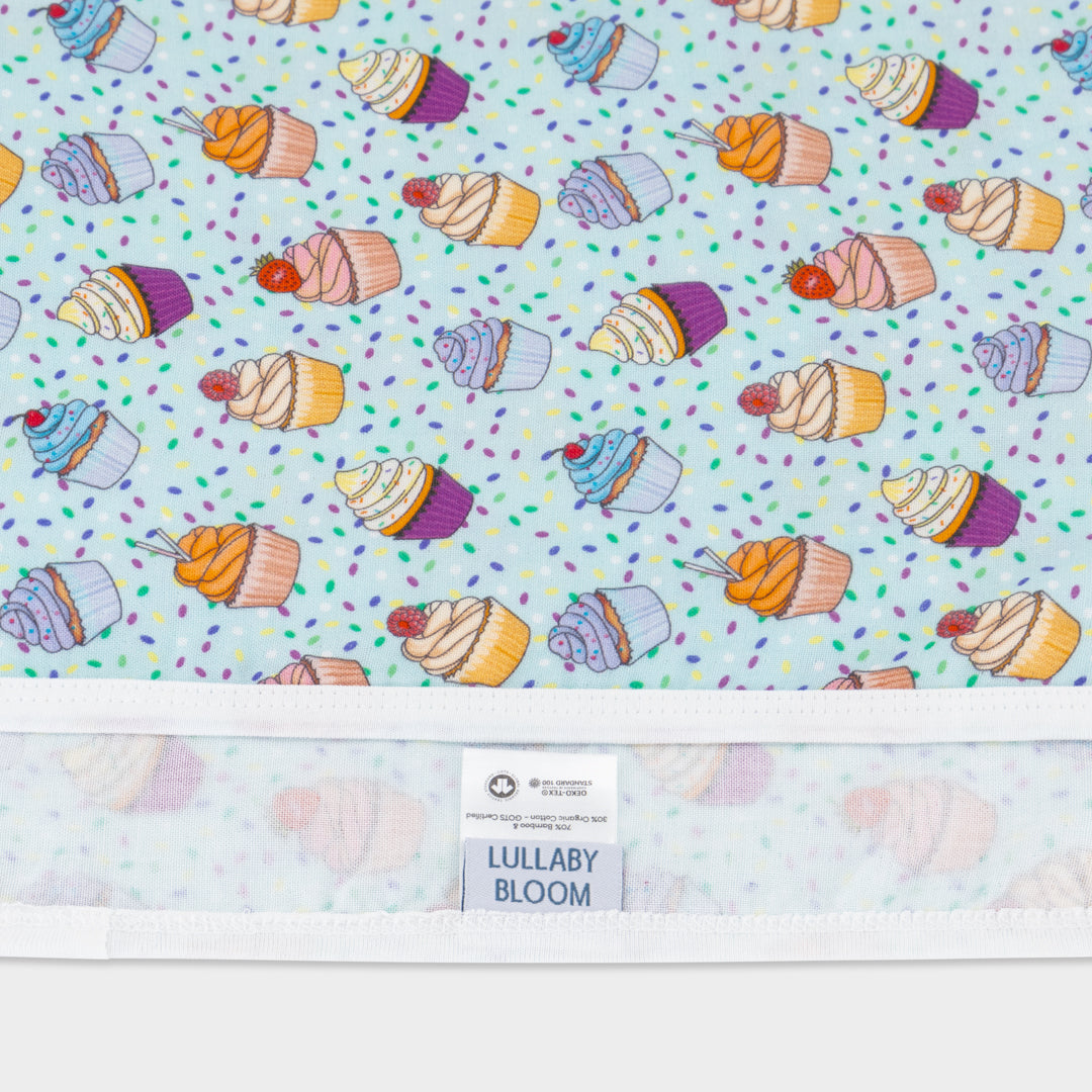 Cupcake Organic Cotton and Bamboo Muslin Cloth
