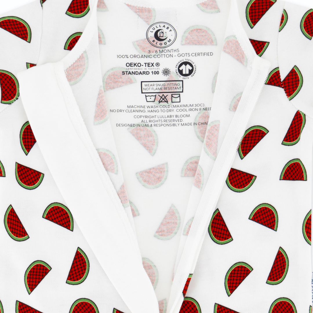 Palestine Peek-a-Boo Sleepsuit (0-3 months, 3-6 months)