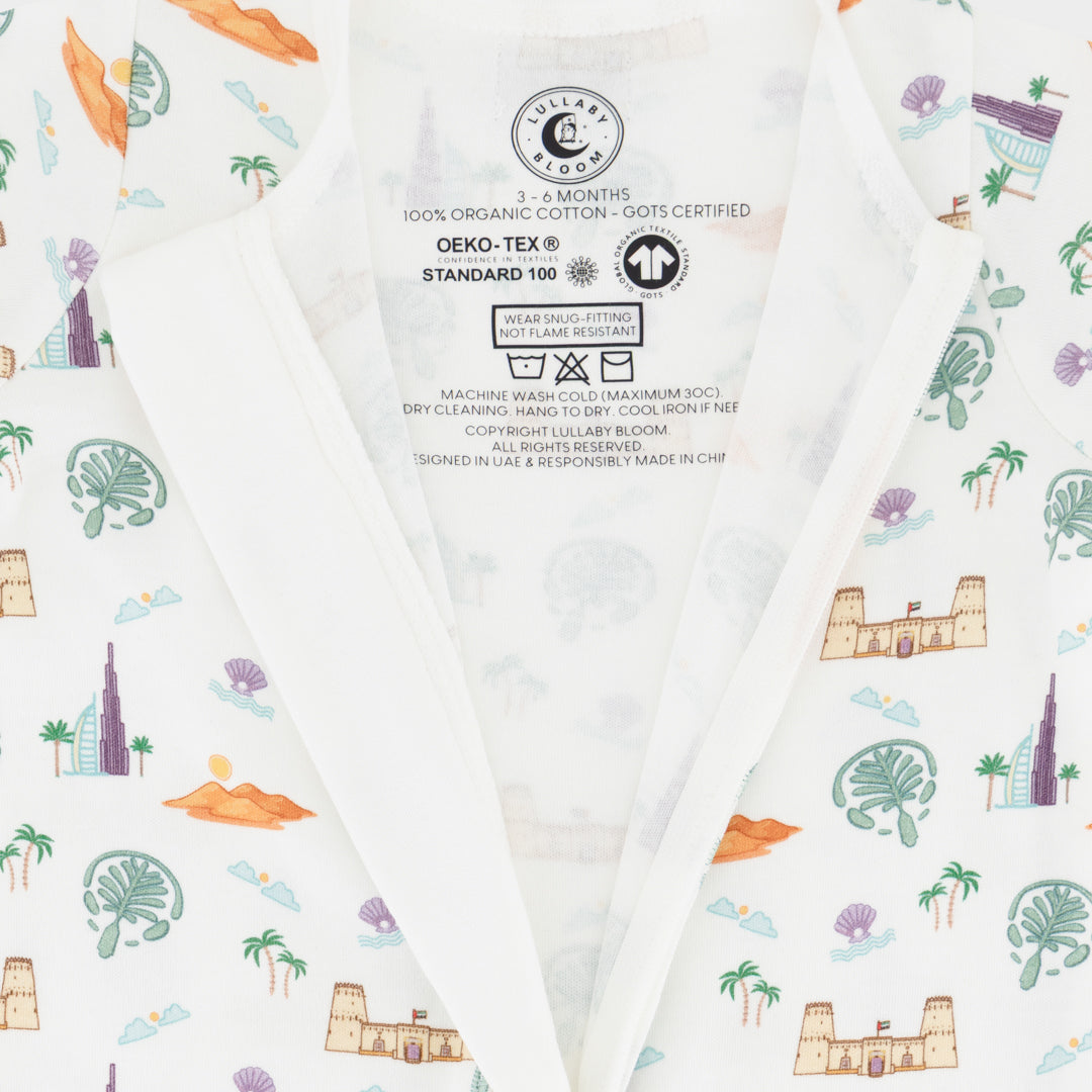 UAE Peek-a-Boo Sleepsuit (0-3 months, 3-6 months)