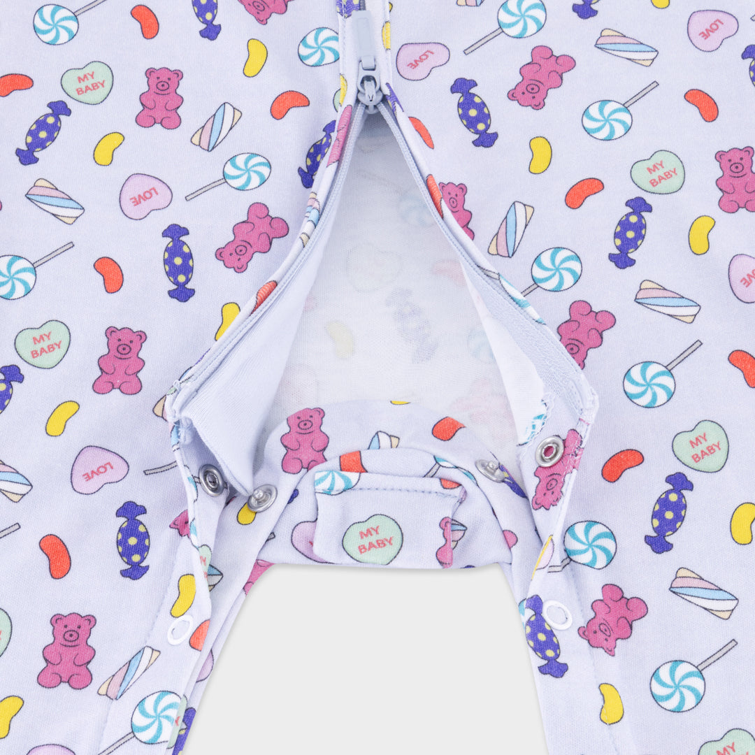 Candy Peek-a-Boo Sleepsuit (0-3 months, 3-6 months)