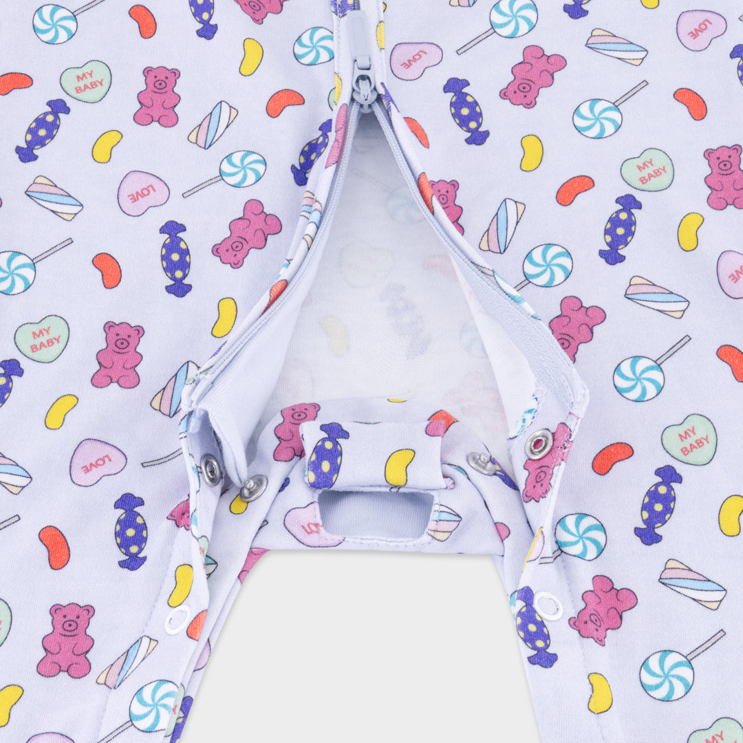Candy Peek-a-Boo Sleepsuit (0-3 months, 3-6 months)