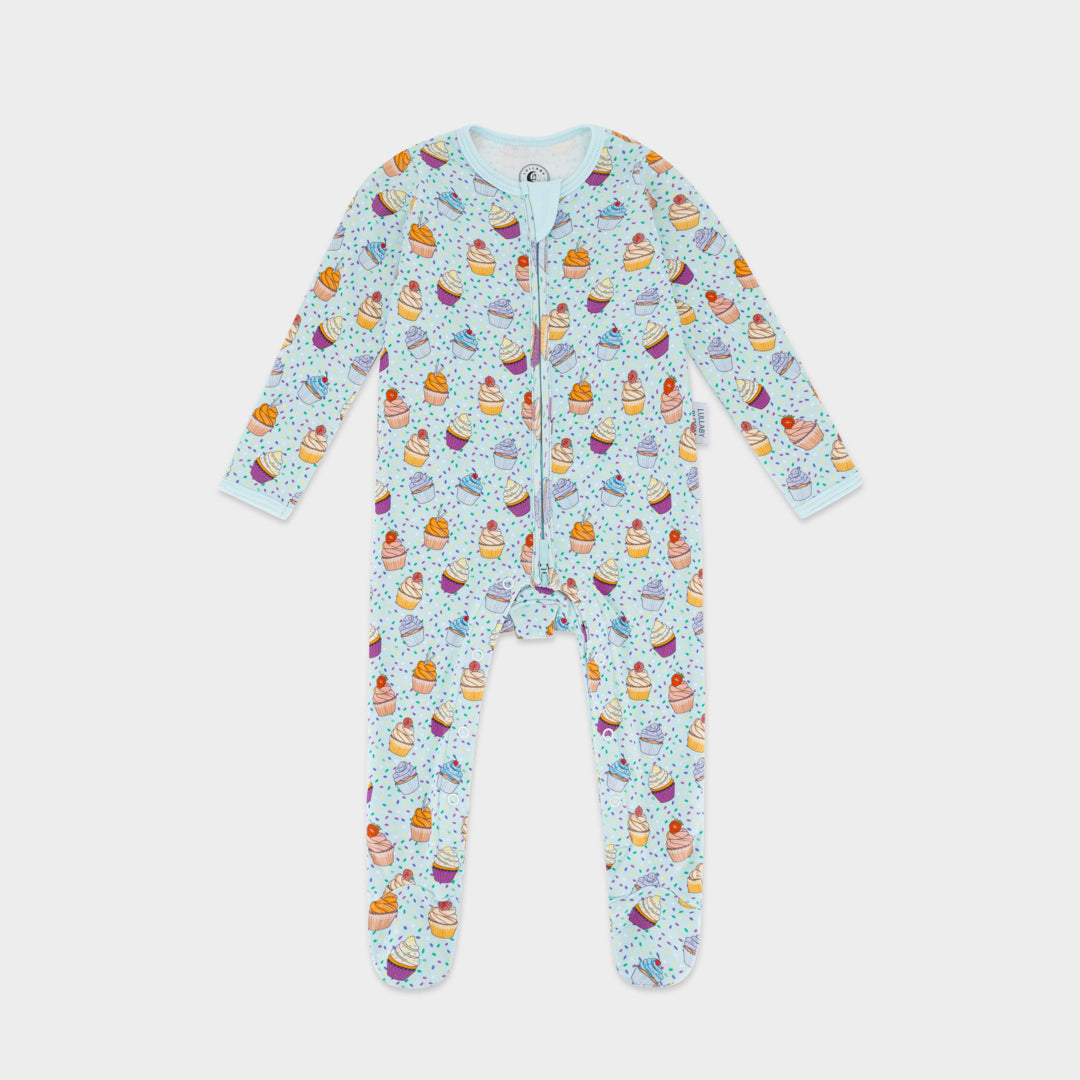 Cupcakes Peek-a-Boo Sleepsuit (0-3 months, 3-6 months)