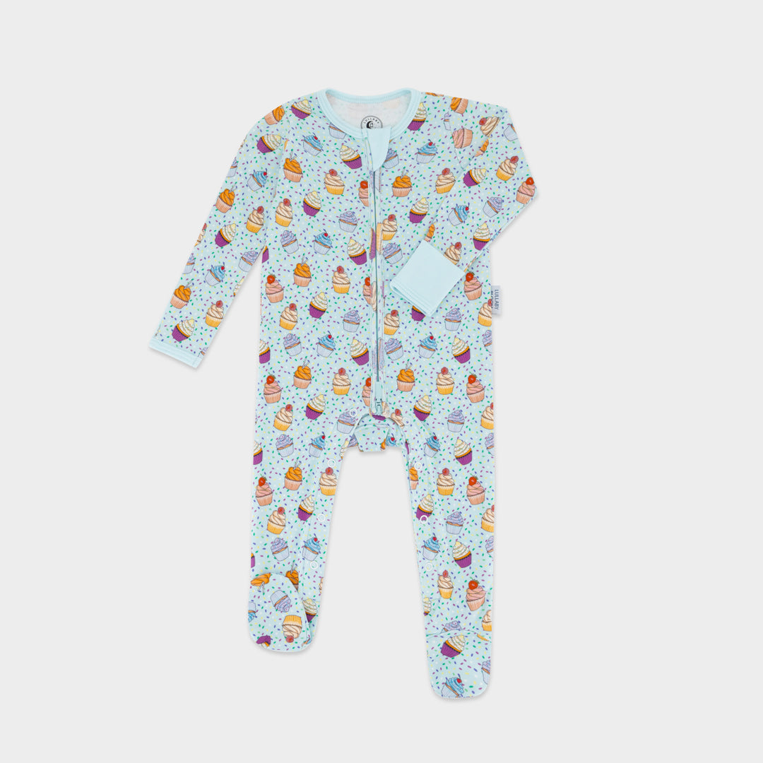 Cupcakes Peek-a-Boo Sleepsuit (0-3 months, 3-6 months)