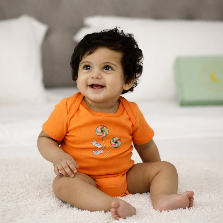 Candy Peek-a-Boo Bodysuit (0-3 months, 3-6 months)